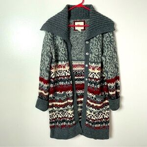 : Bob Timberlake Wool Blend Cardigan Sweater – Snap Closure – Size Small